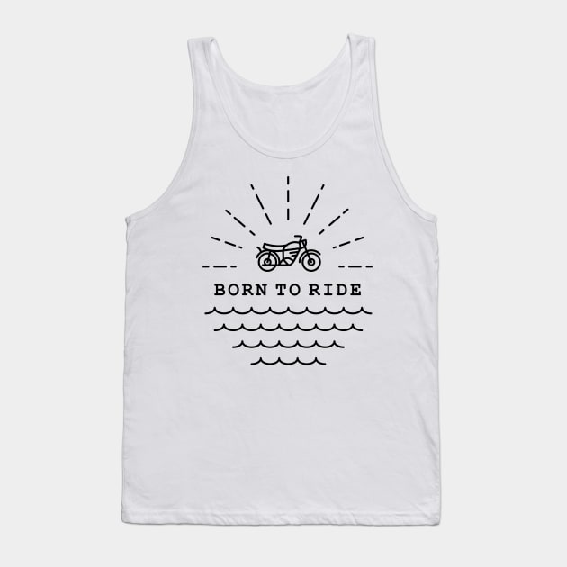 Born to Ride (Black) Tank Top by VEKTORKITA